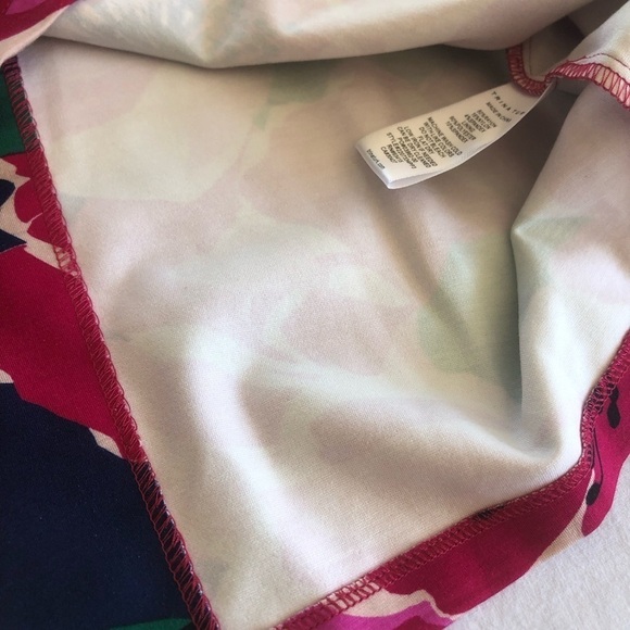 Trina Trina Turk Women's Floral Printed Ponte midi Dress, Pink Sz 16 - Picture 10 of 17